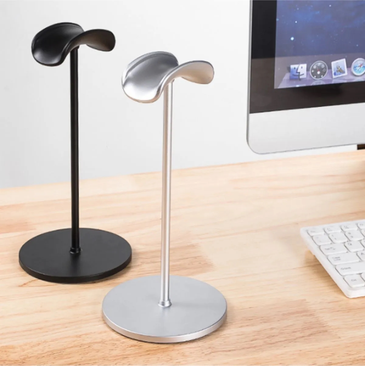 Metal Headphone Stand For Desk With Detachable Base 5