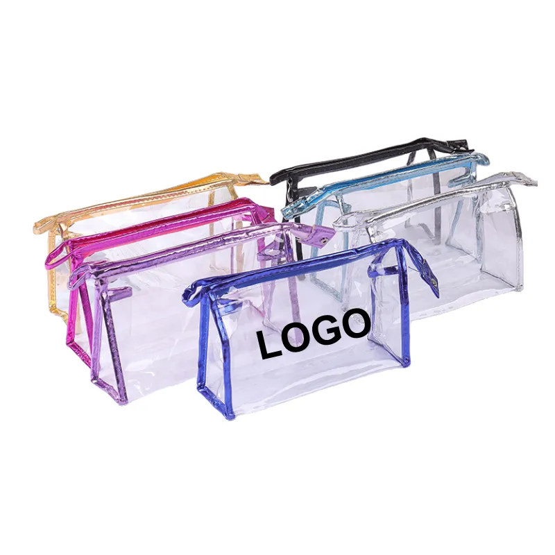 Clear PVC Clutch Bag with Zipper 1
