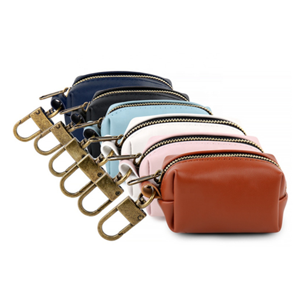Leather Dog Poop Waste Bag Dispenser 1