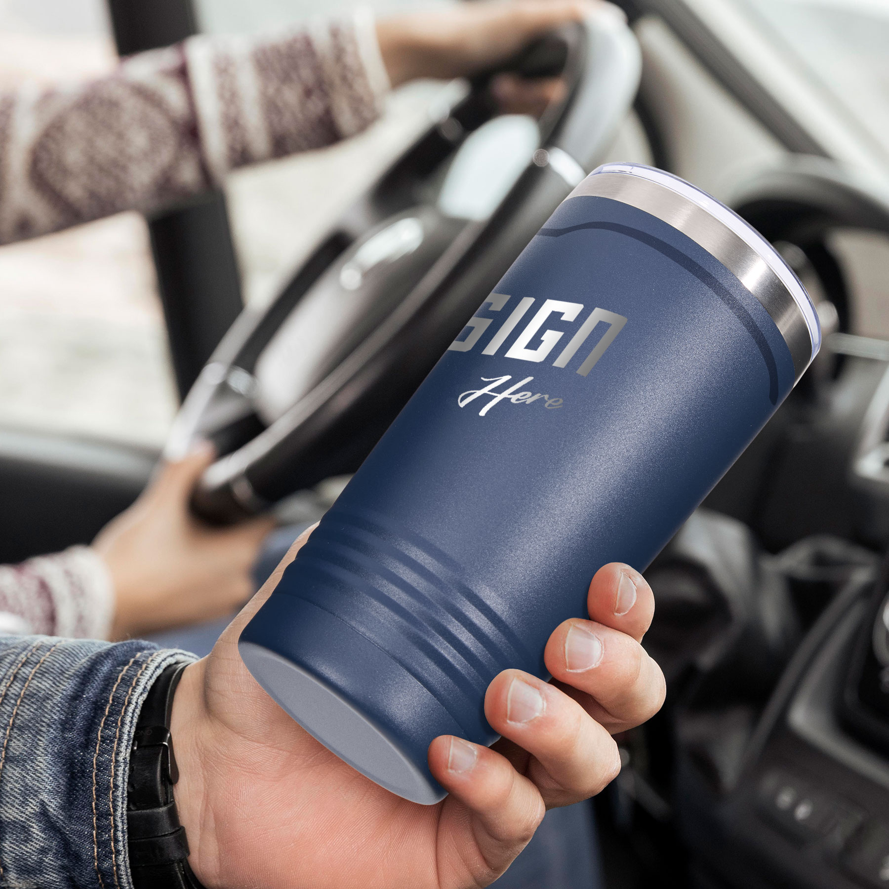 20 Oz Stainless Steel Vacuum Insulated Ringneck Tumbler With Lid 2