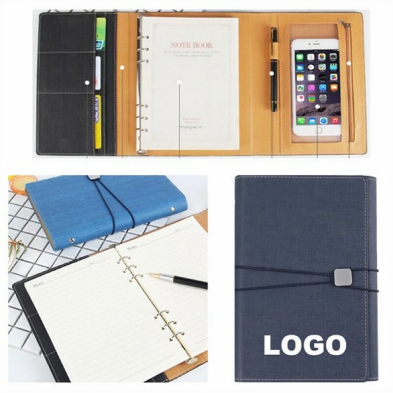 Reusable Cover Smart Business Leather Notebook