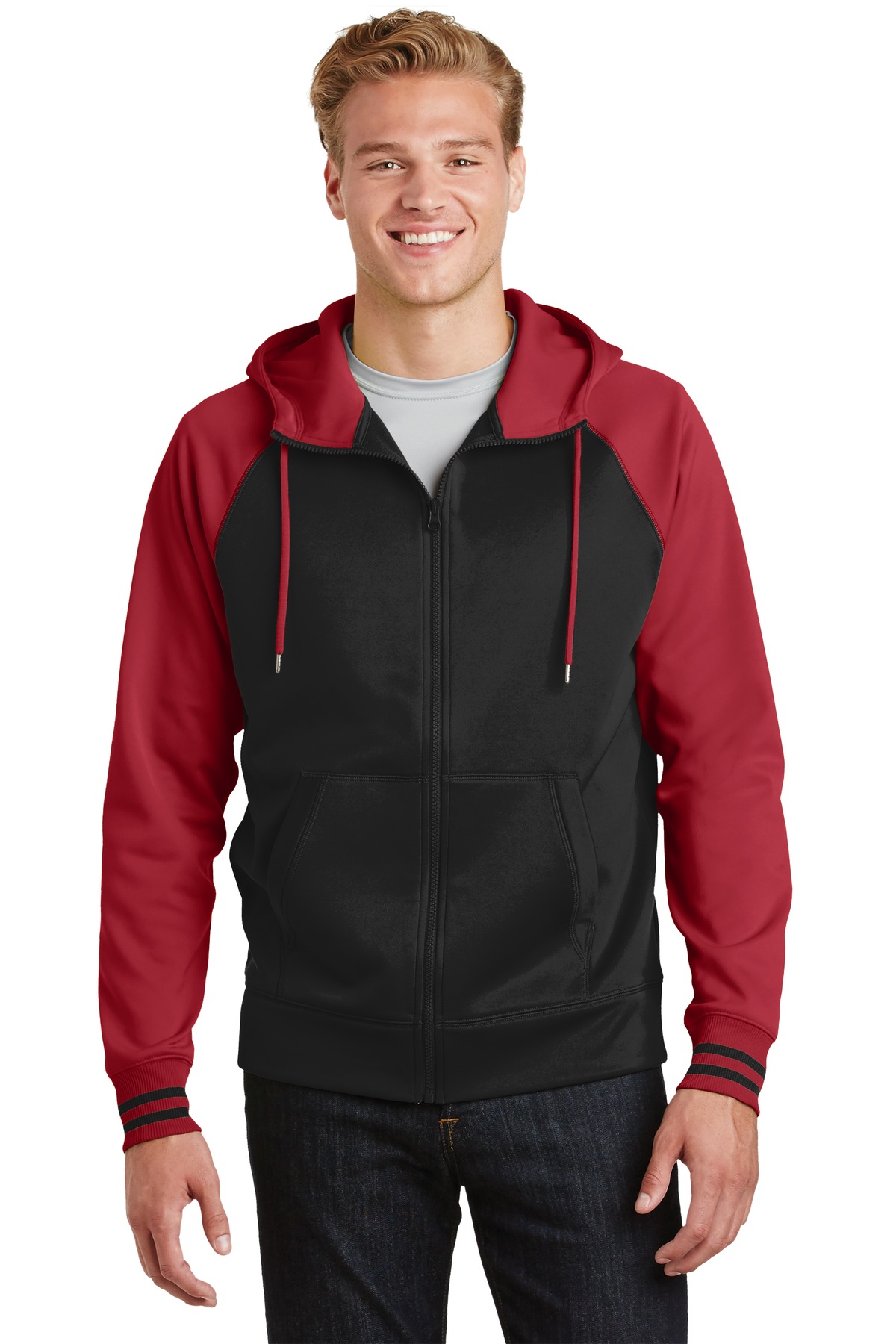 Sport-Wick Varsity Fleece Full-Zip Hooded Jacket