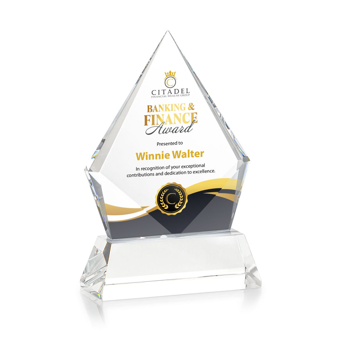 Shelton VividPrint™ Award on Newhaven Base - Clear 3