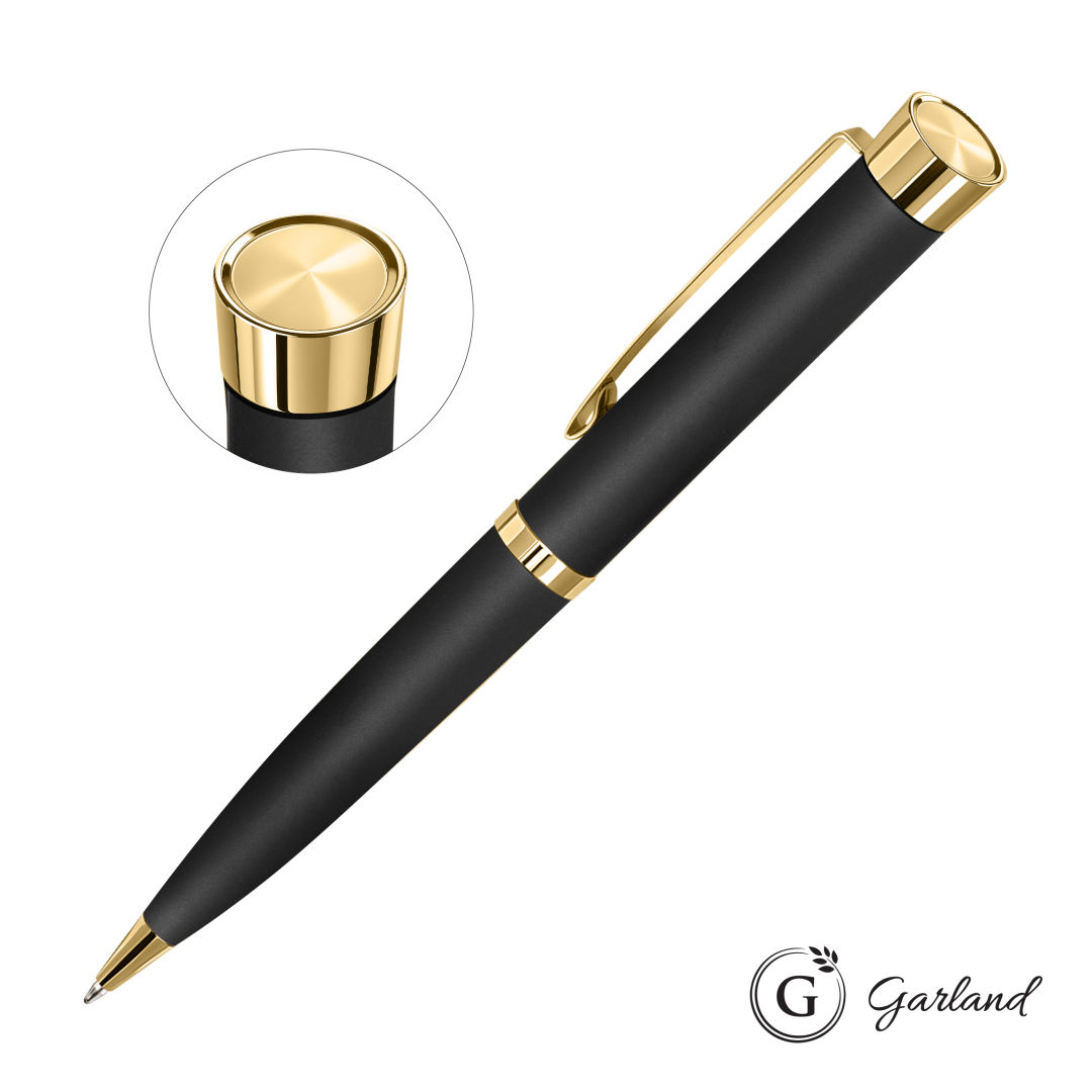 Garland® Executive Color Custom Emblem Ballpoint Pen - Gold 4