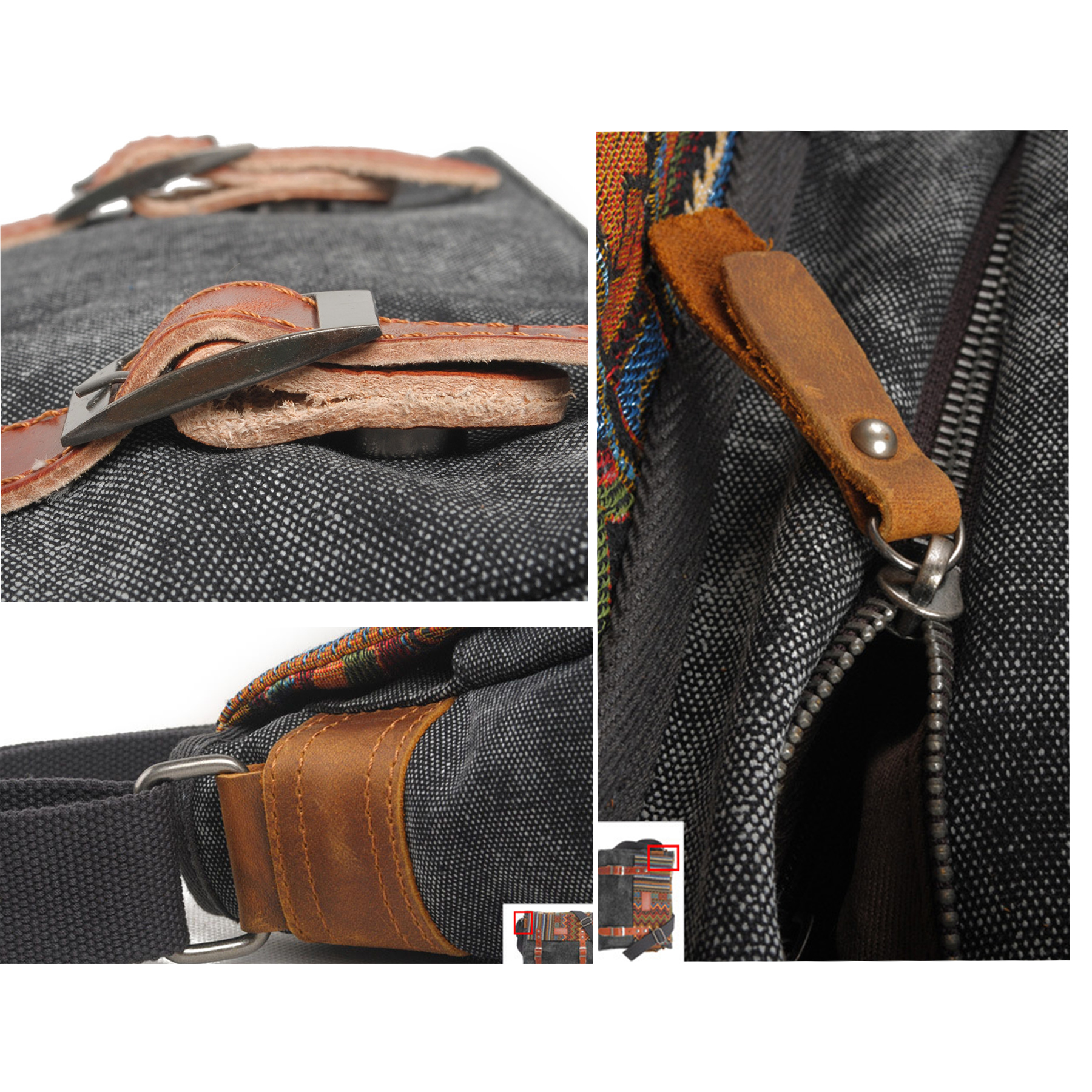Canvas Messenger Bag for Women 8