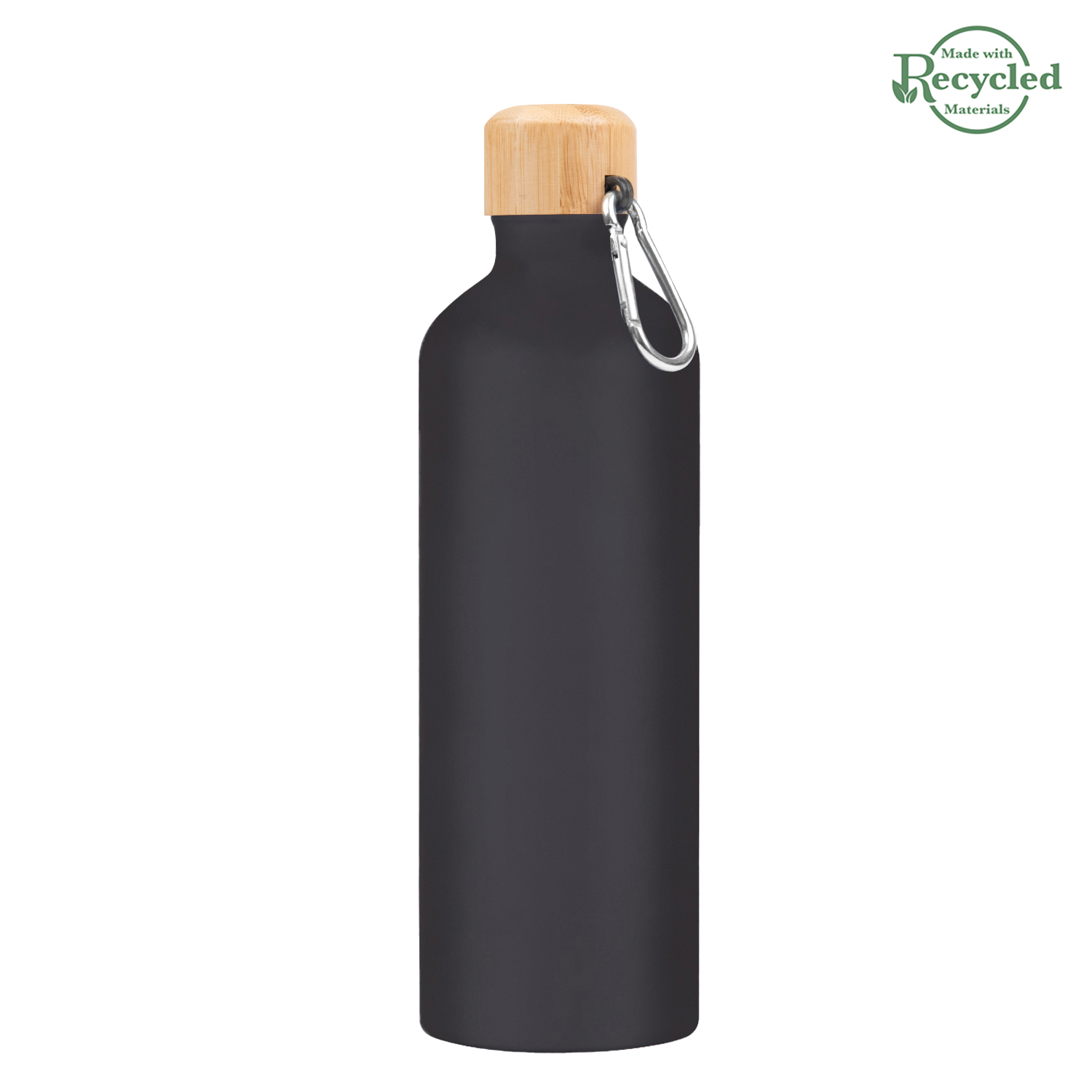 25 Oz. Aluminum Tundra Bike Bottle With Bamboo Lid 8