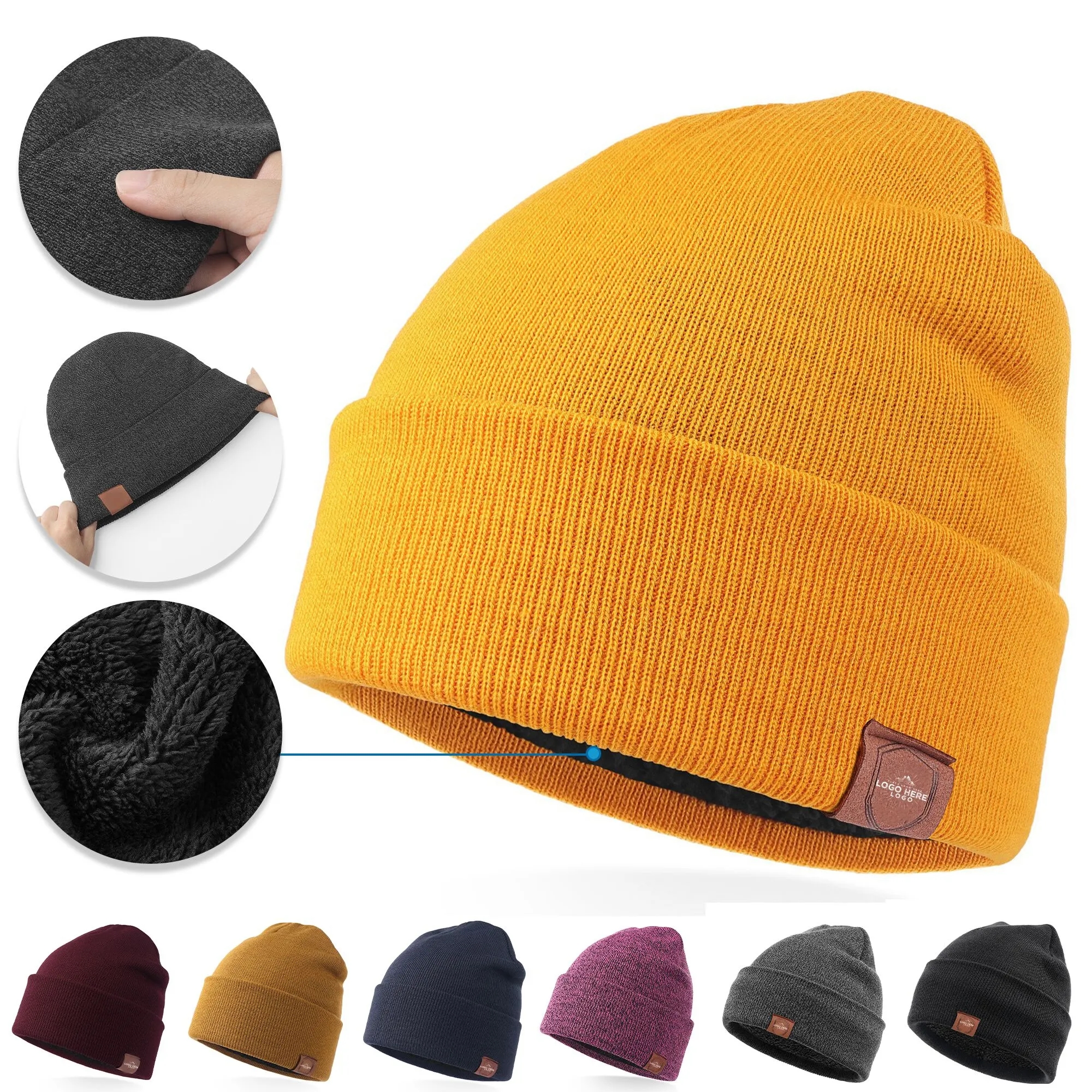 Winter Knitted Beanie Hats