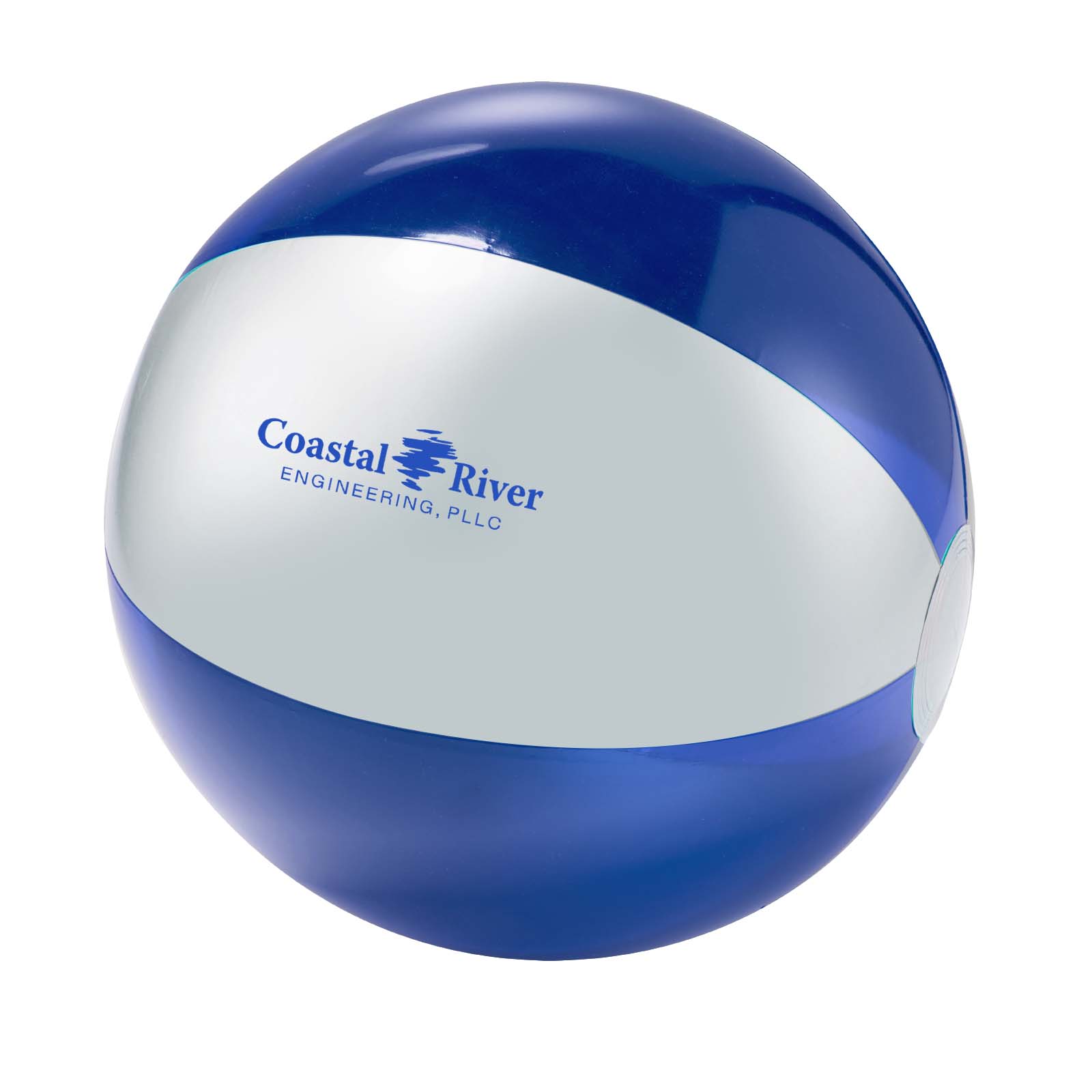 Translucent 16" Two Tone Beach Ball 8