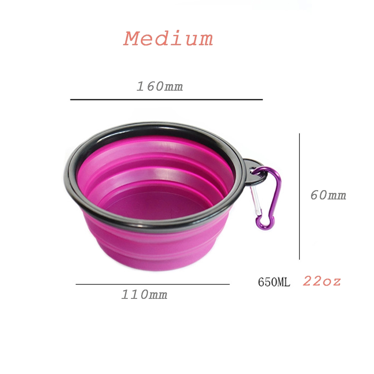Collapsible Travel Dog Bowls 6