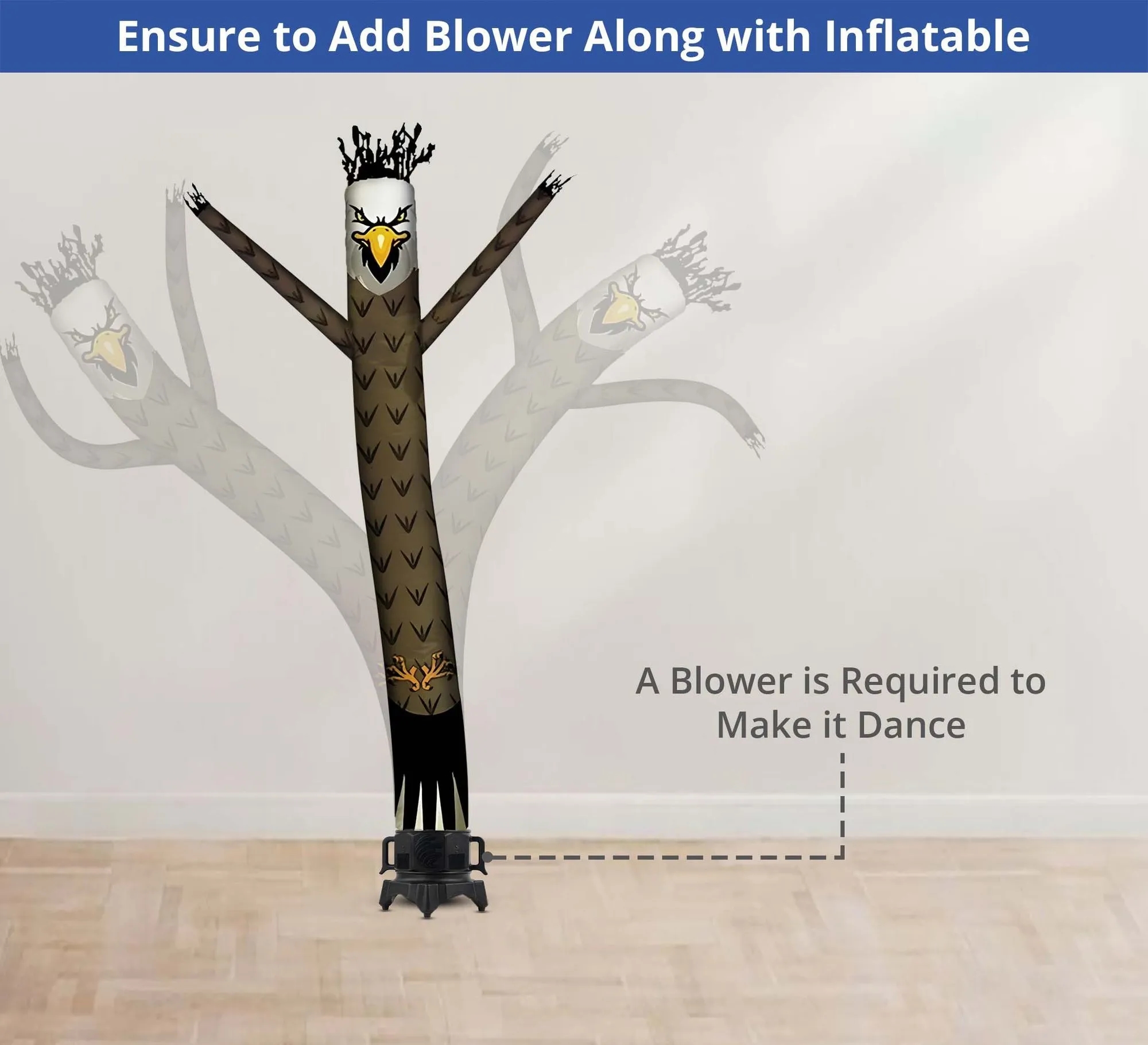 Eagle Inflatable Tube Man Mascot with Blower 2