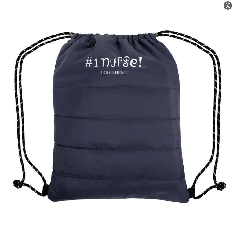 Puffy Cinch Top Backpack -13.5x17 2
