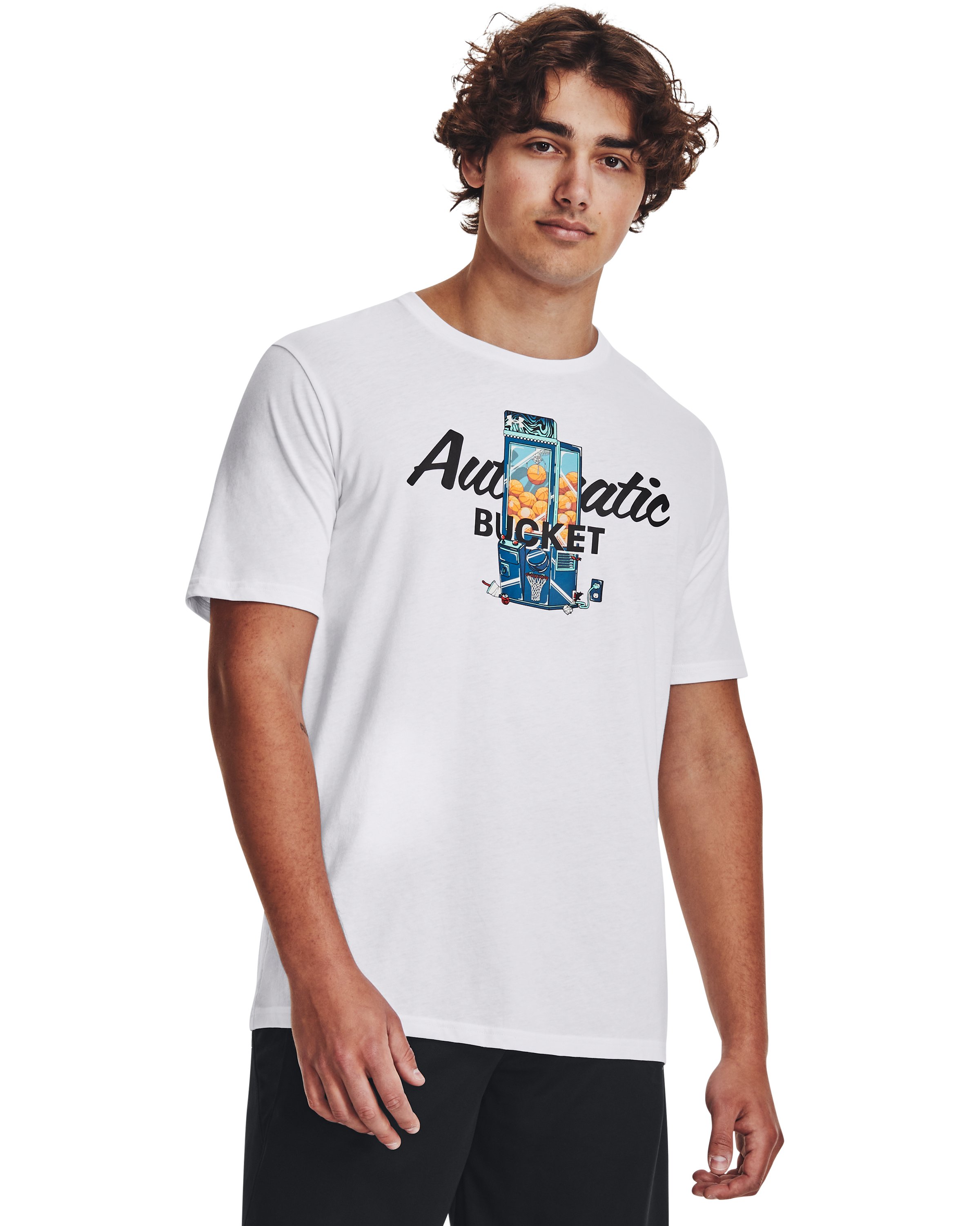 Men's UA Basketball Claw Machine Short Sleeve  3