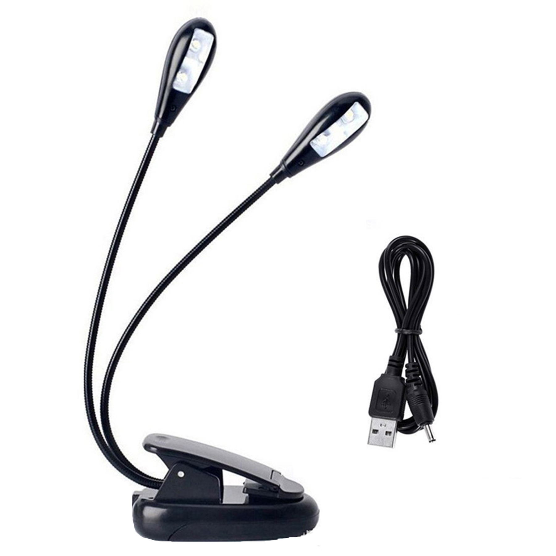 Dual Heads Book Light 2