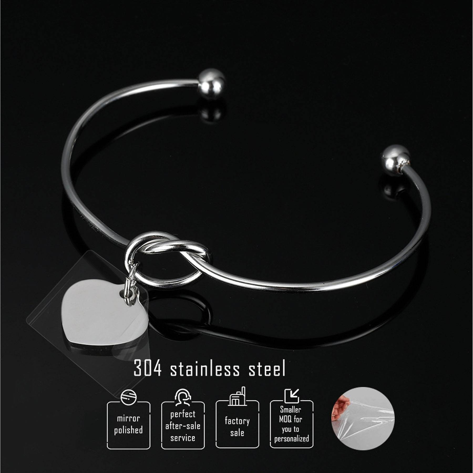 Stainless steel wrapped bracelet 7