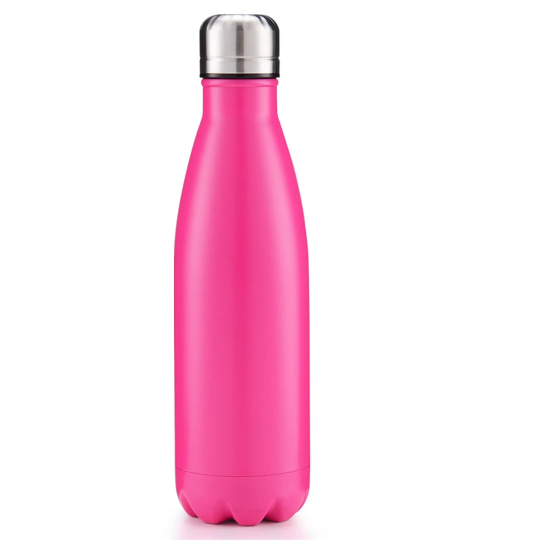 Cola-Style Double Wall Stainless Steel Water Bottles 17oz, custom water bottle with logo imprint 3
