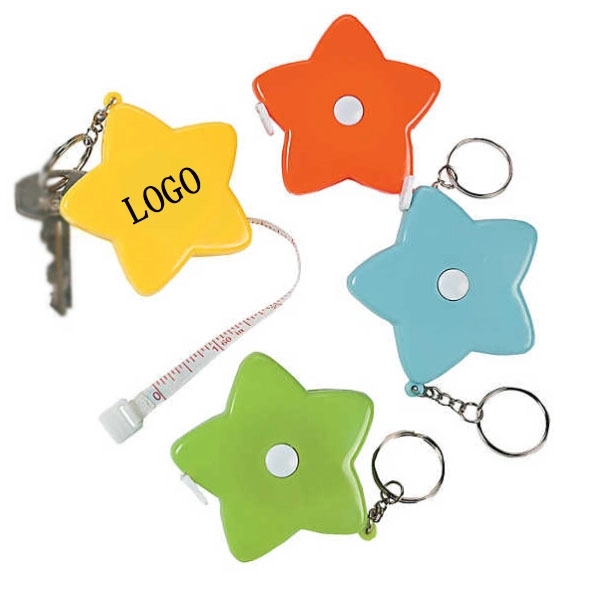 Star Measuring Tape Keychains 3