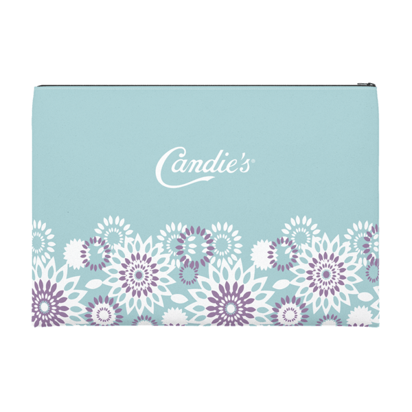 IMPORT Ivory Large Zipper Bag 1