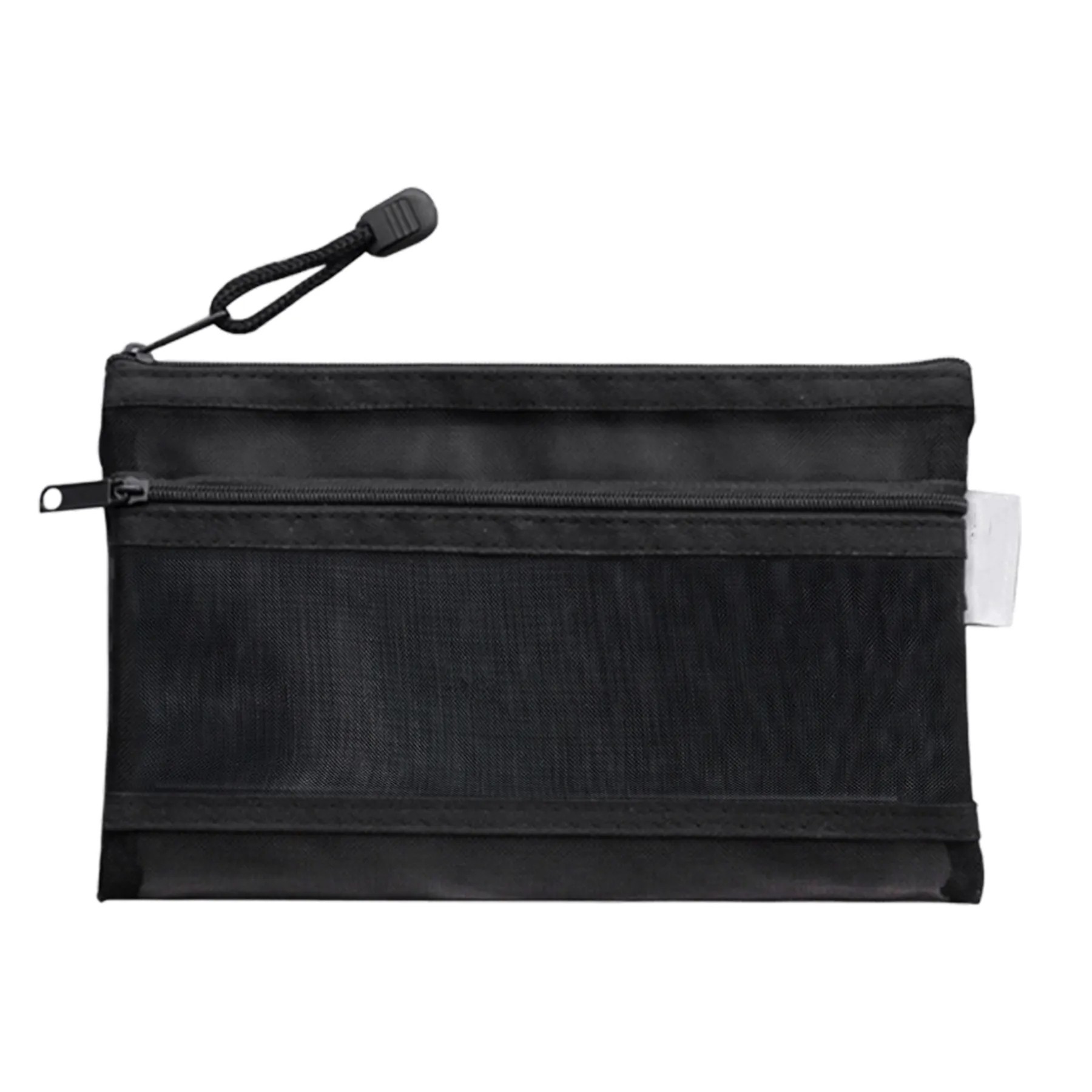 Zipper Opening Mesh Pencil Pouch 2