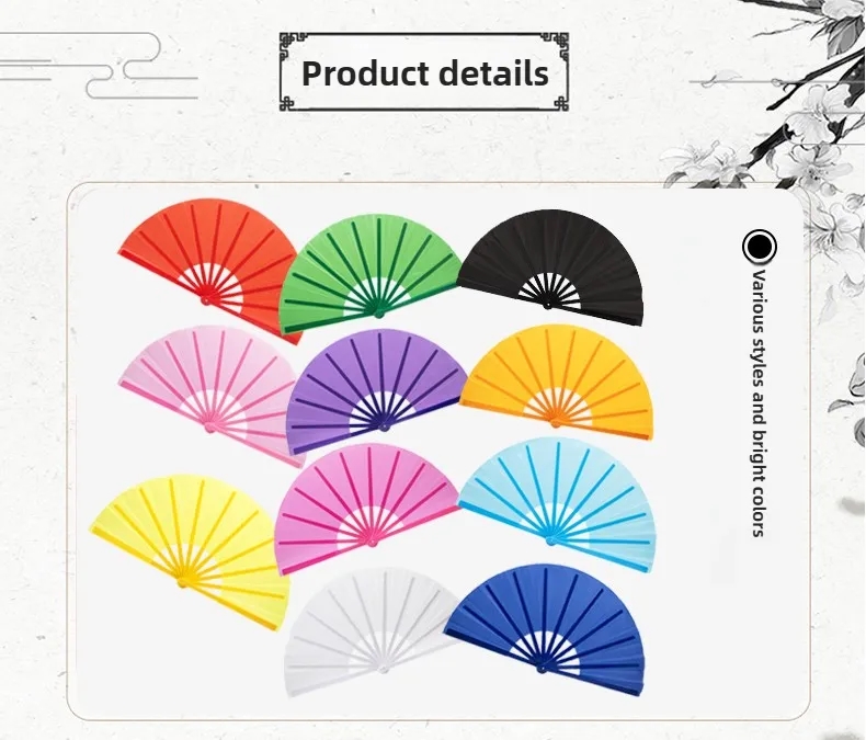 Wholesale EDC Festival Fans with UV Print 4