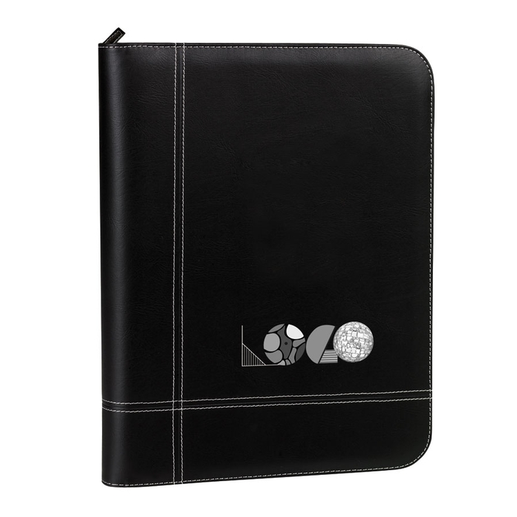 Elite Leatherette Padfolio w/Zippered Closure 4