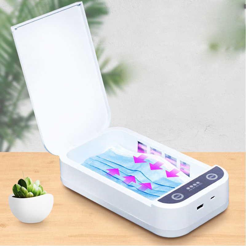 UVC LED Light Mobile Cell Phone Uv Sterilizer Box 2