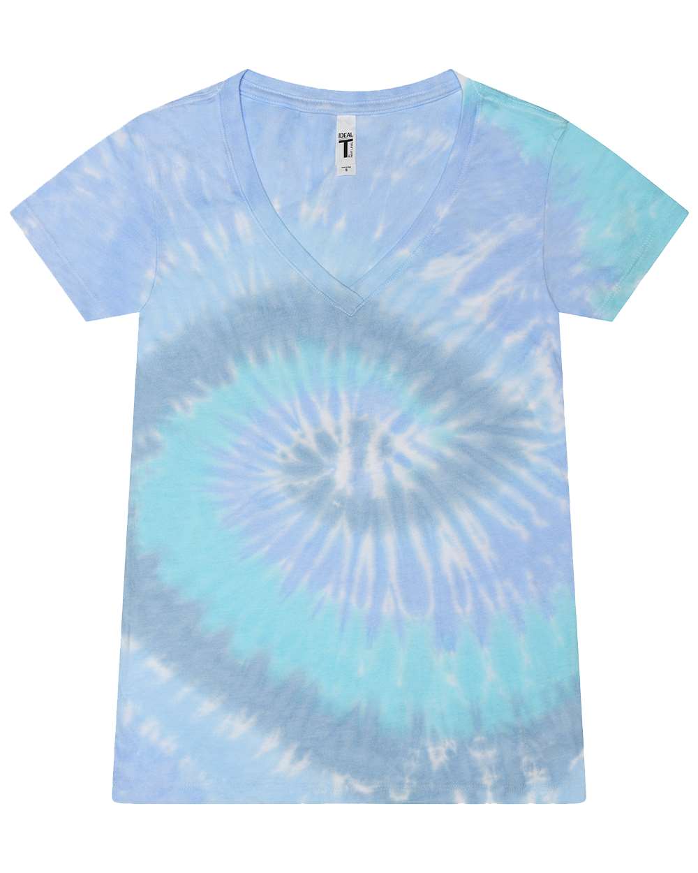 Women's Tie-Dyed V-Neck T-Shirt - 1075 14