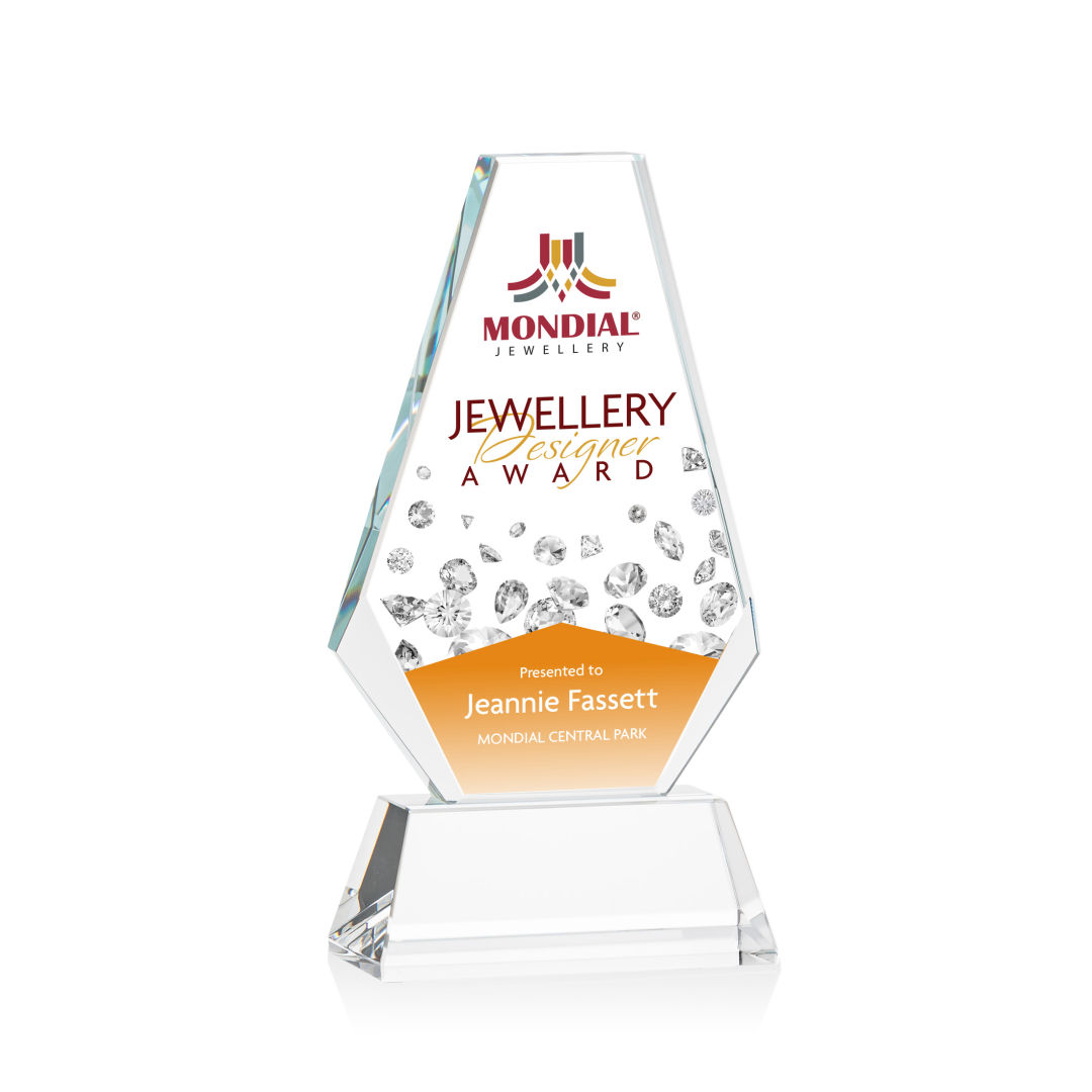 Kingsley VividPrint™ Award on Newhaven Base - Clear 5