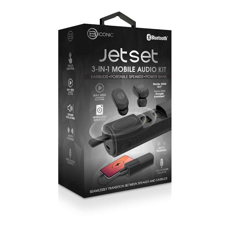 3 in 1 Electronic Set - Earbuds Speaker Power Bank 1