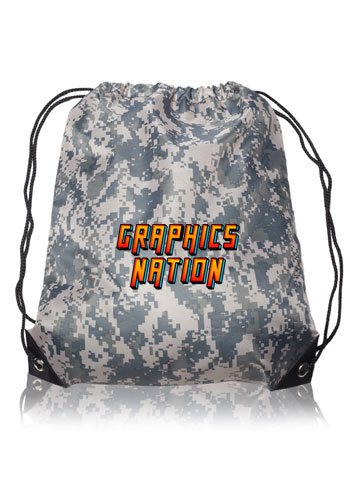 Black Trim Drawstring Bags 44