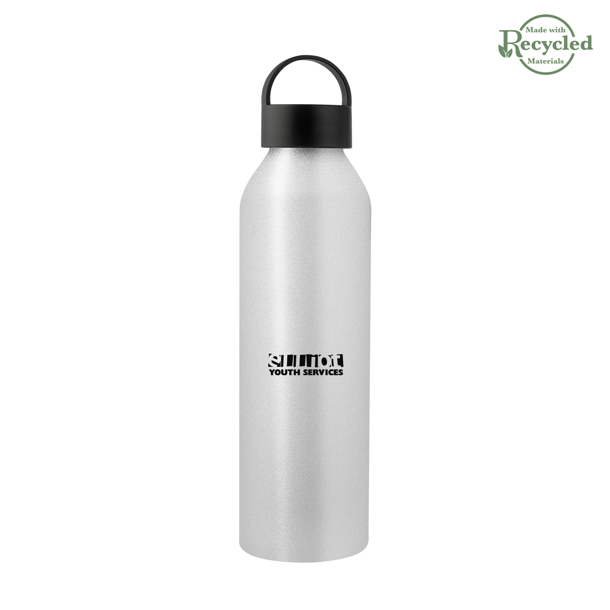 22 Oz. Darcy Aluminum Bottle With Recycled Lid, custom water bottle with logo imprint 7