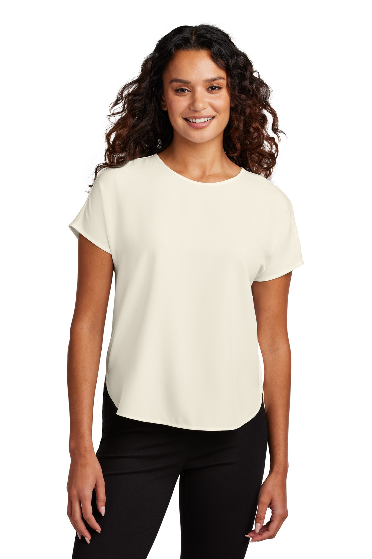 Mercer+Mettle Women's Stretch Crepe Crew MM2015 11