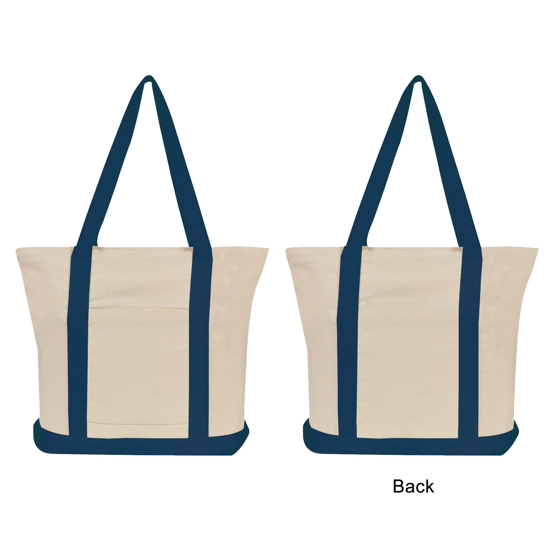12 oz. Heavy Duty Cotton Canvas Boat Tote Bag 6