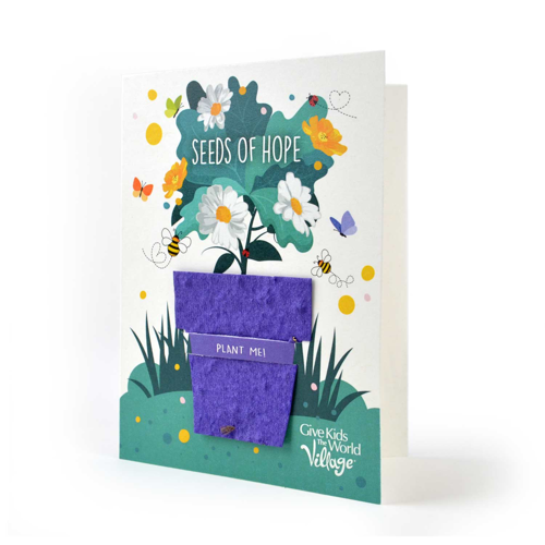 Seed Paper Shape Folding Card 1