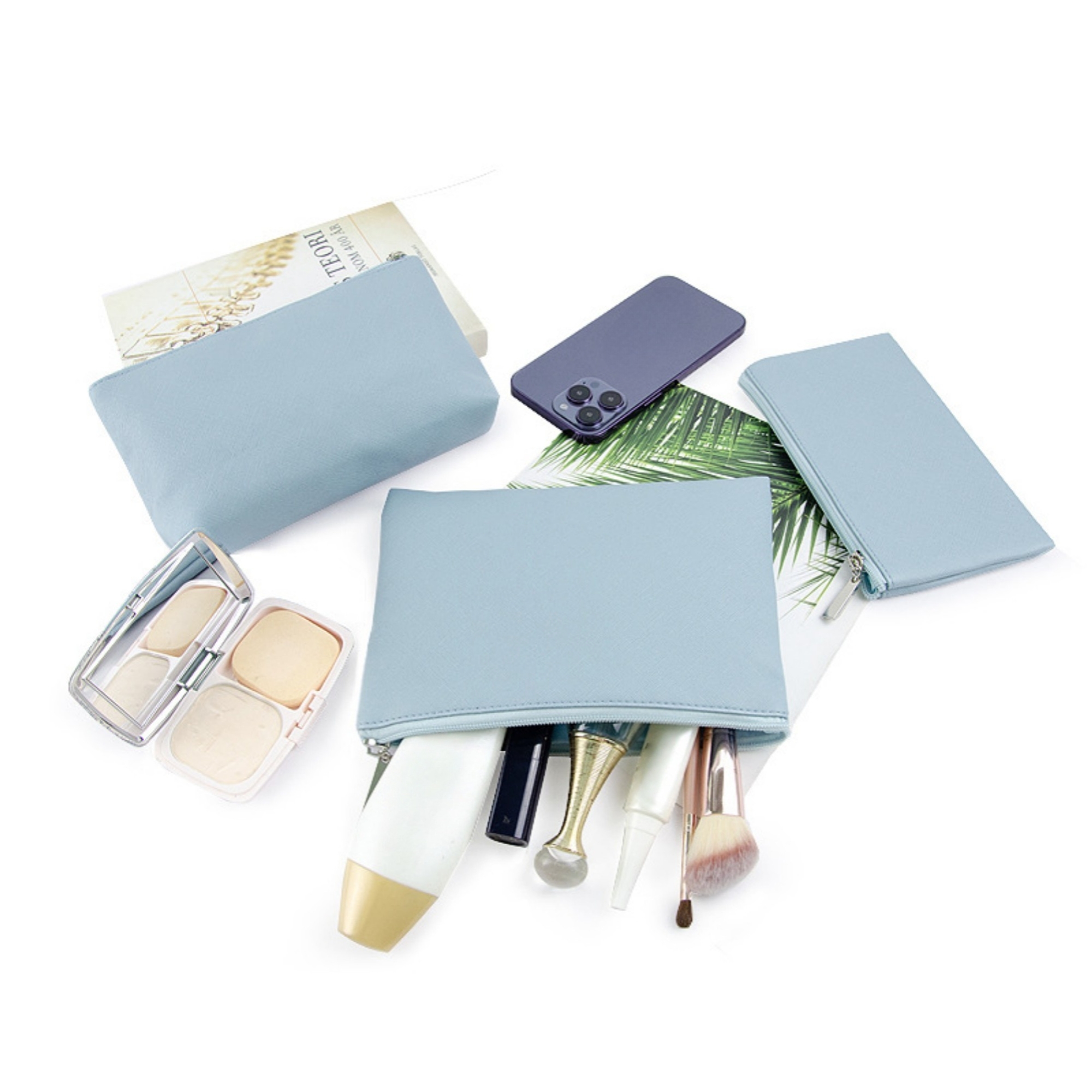 MOQ 10pcs Sleek Leather Pouchk 4