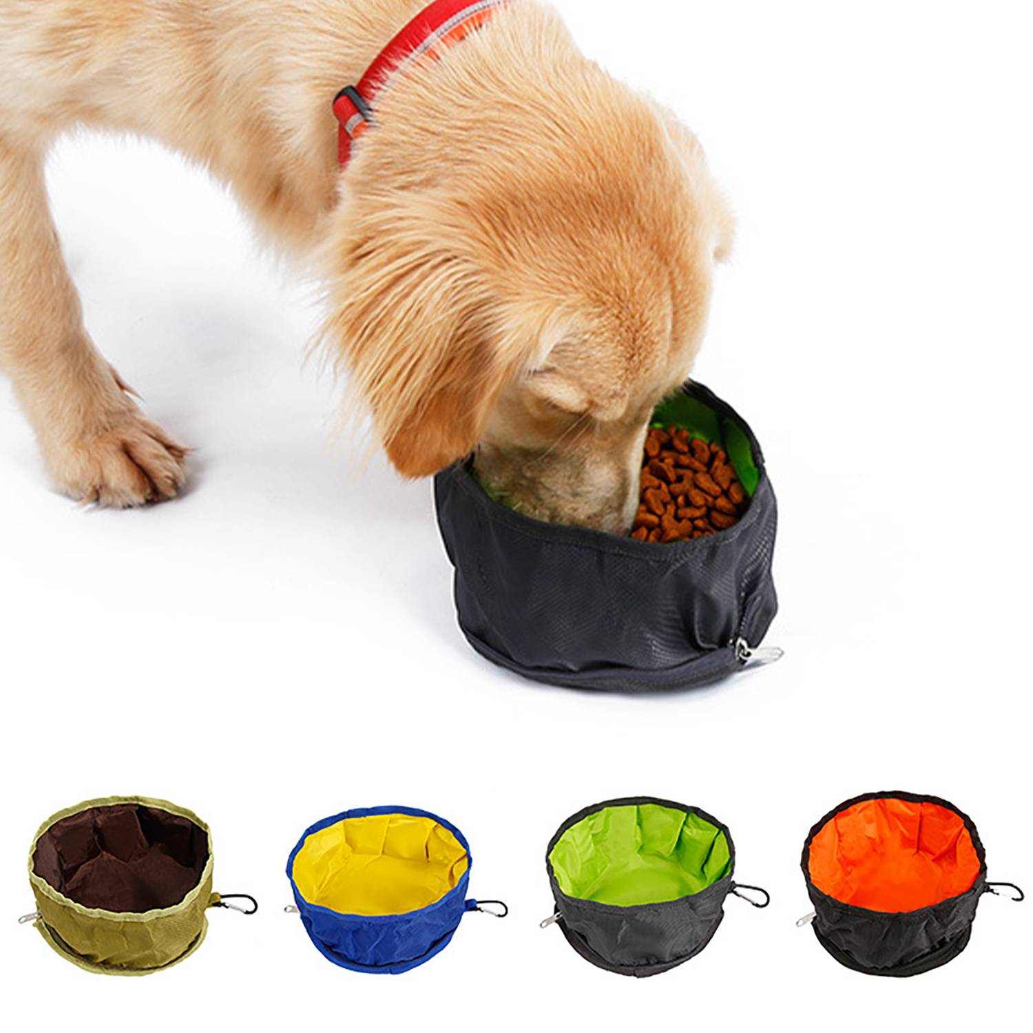 Outdoor Oxford Waterproof Foldable Pet Bowl 9