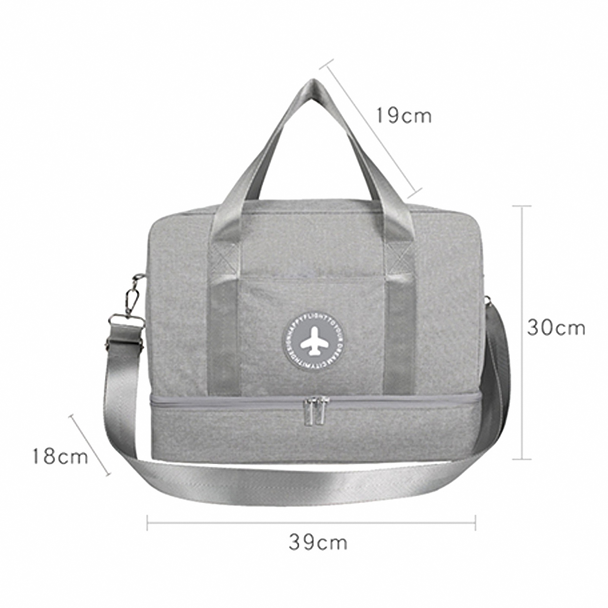 Wet and Dry Tote Bag with Shoe Compartment 4