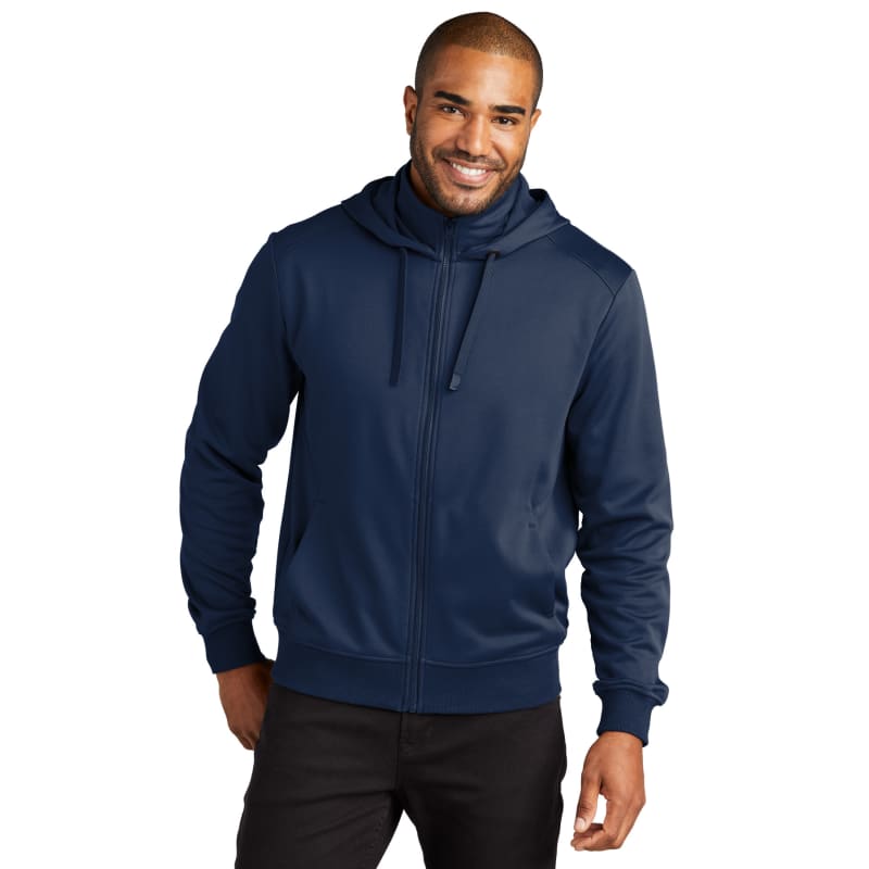Port Authority Smooth Fleece Hooded Jacket 5