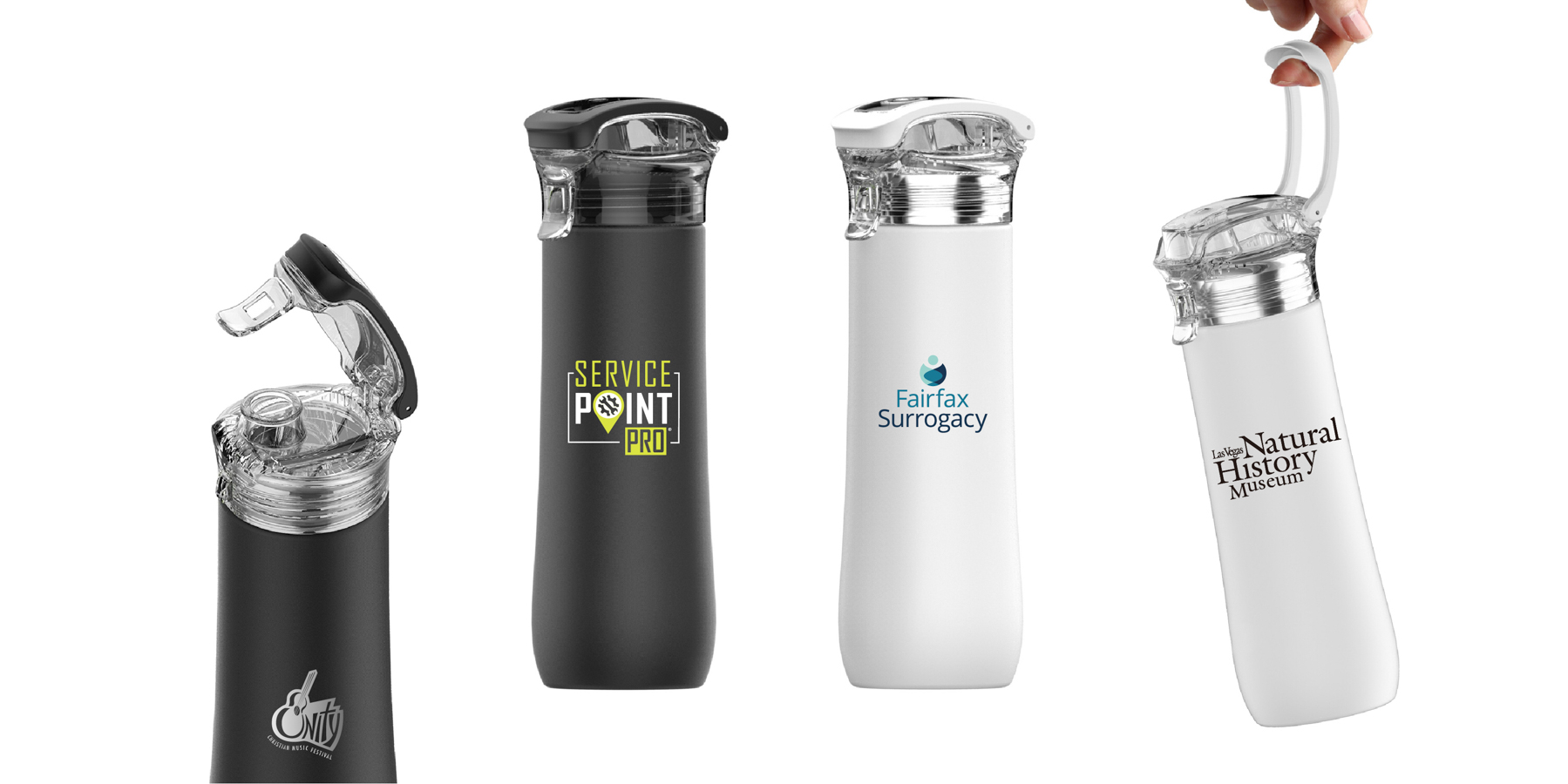 23oz. S/S Vacuum Sports Water Bottle with Flip Top Lid 1