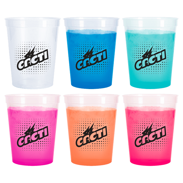 16 oz Color Changing Stadium Cup