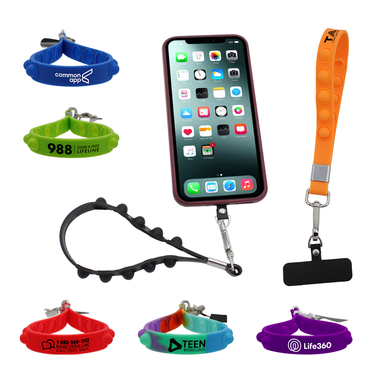 Stress Pop Wristlet Phone Holder 7