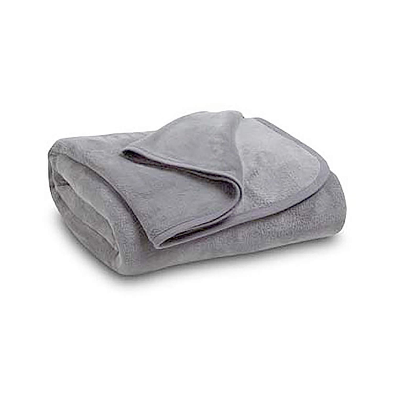 Grey Coral Fleece Throw Blanket 1