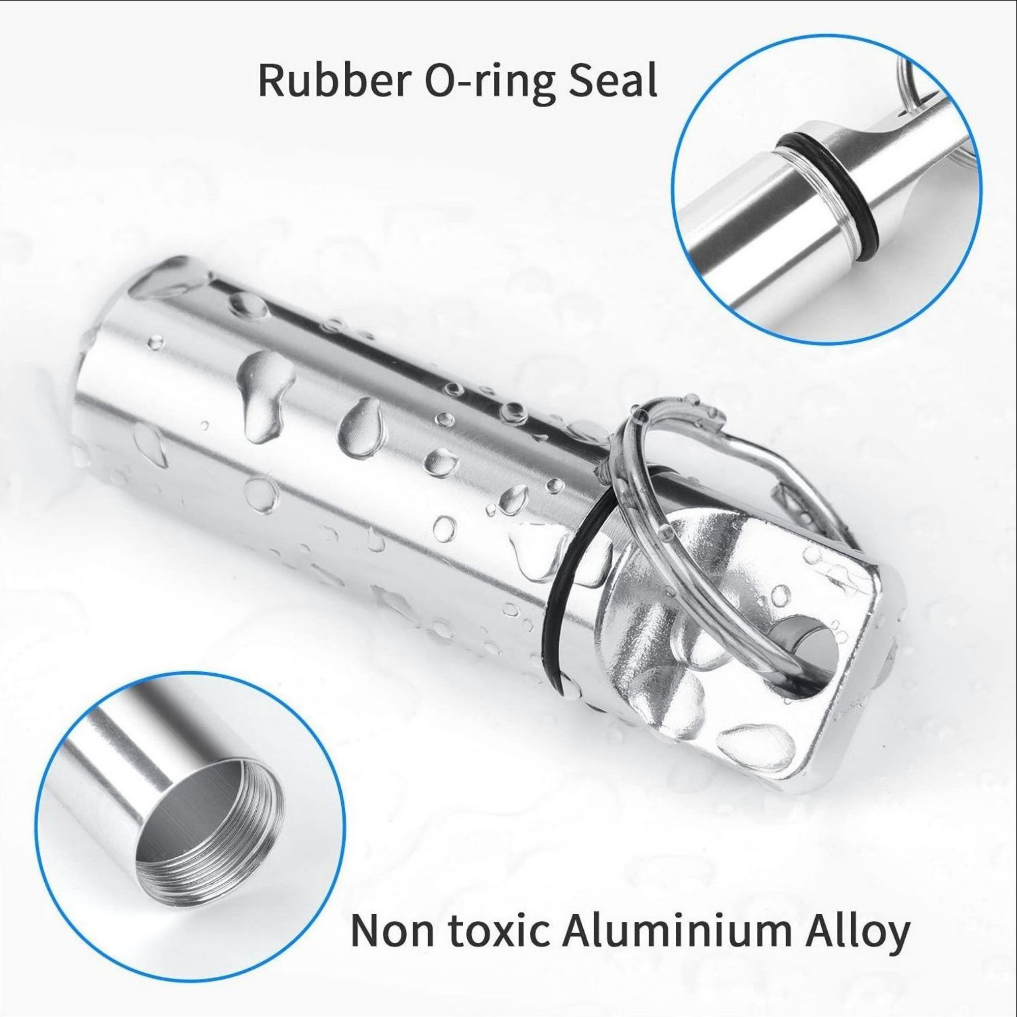 Pocket Pill Box Keychain 4