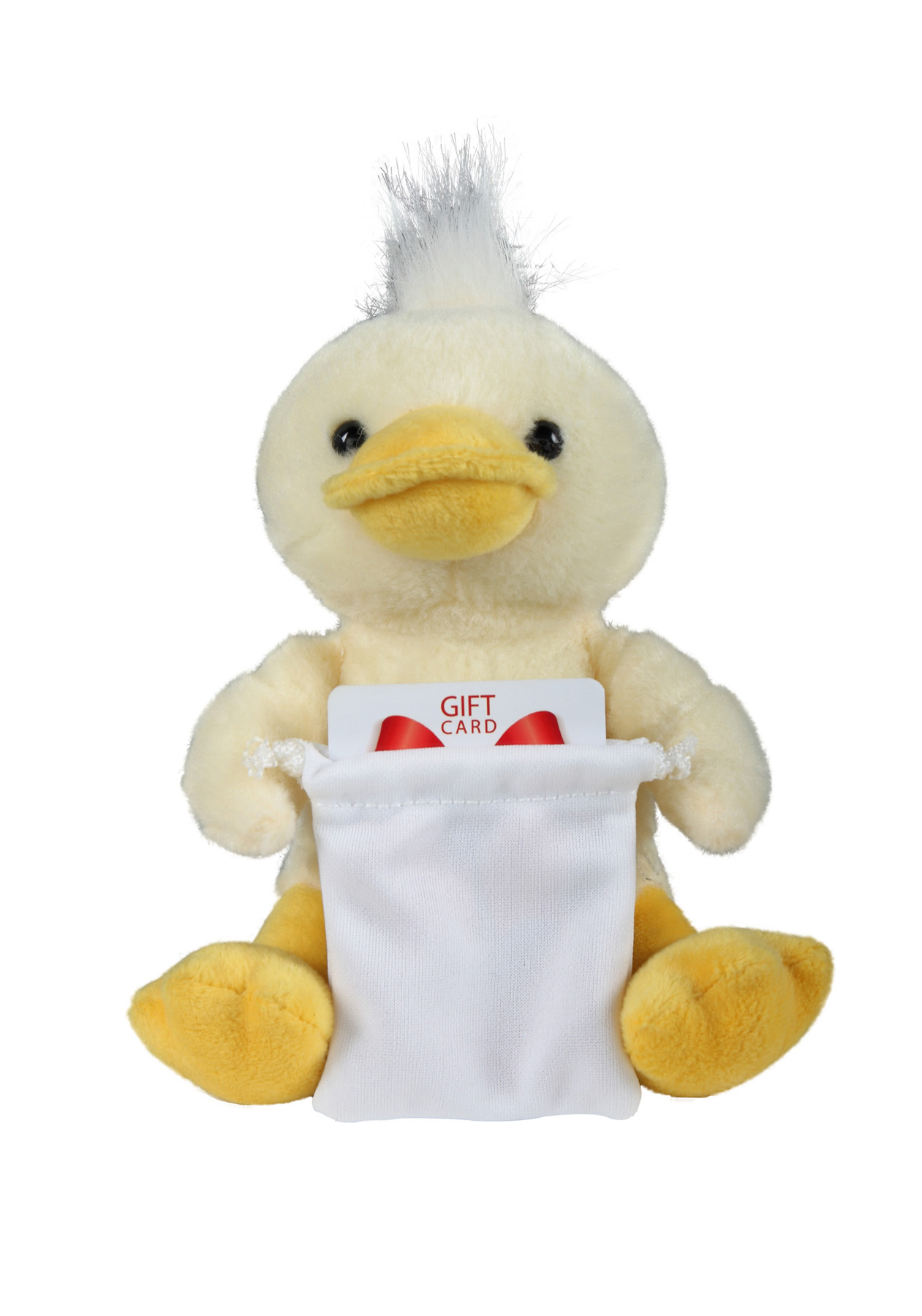 Soft Plush Sitting Duck With Gift Card Sack 1