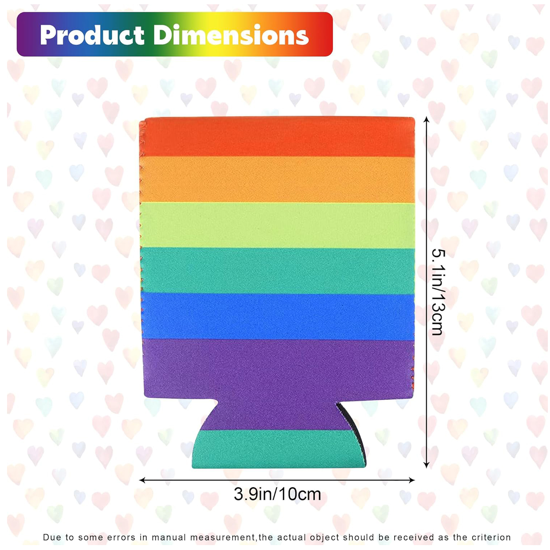 Pride Rainbow Can Cooler Sleeves 6