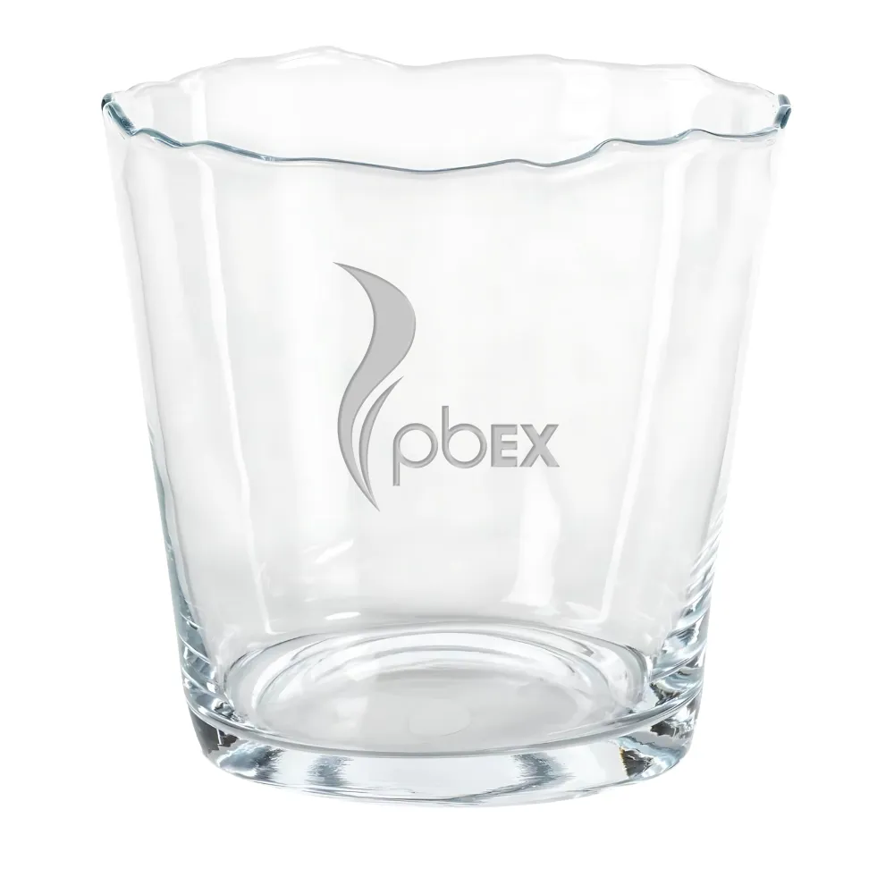 Wavy Glass Ice Bucket 2