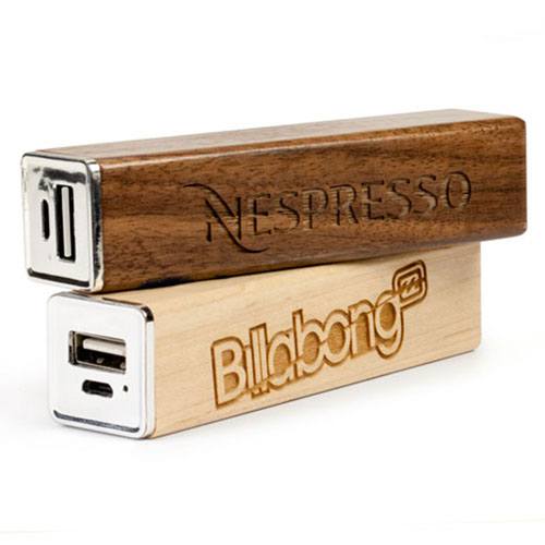 Wood Power Bank Portable Charger - 2600 MAh 3