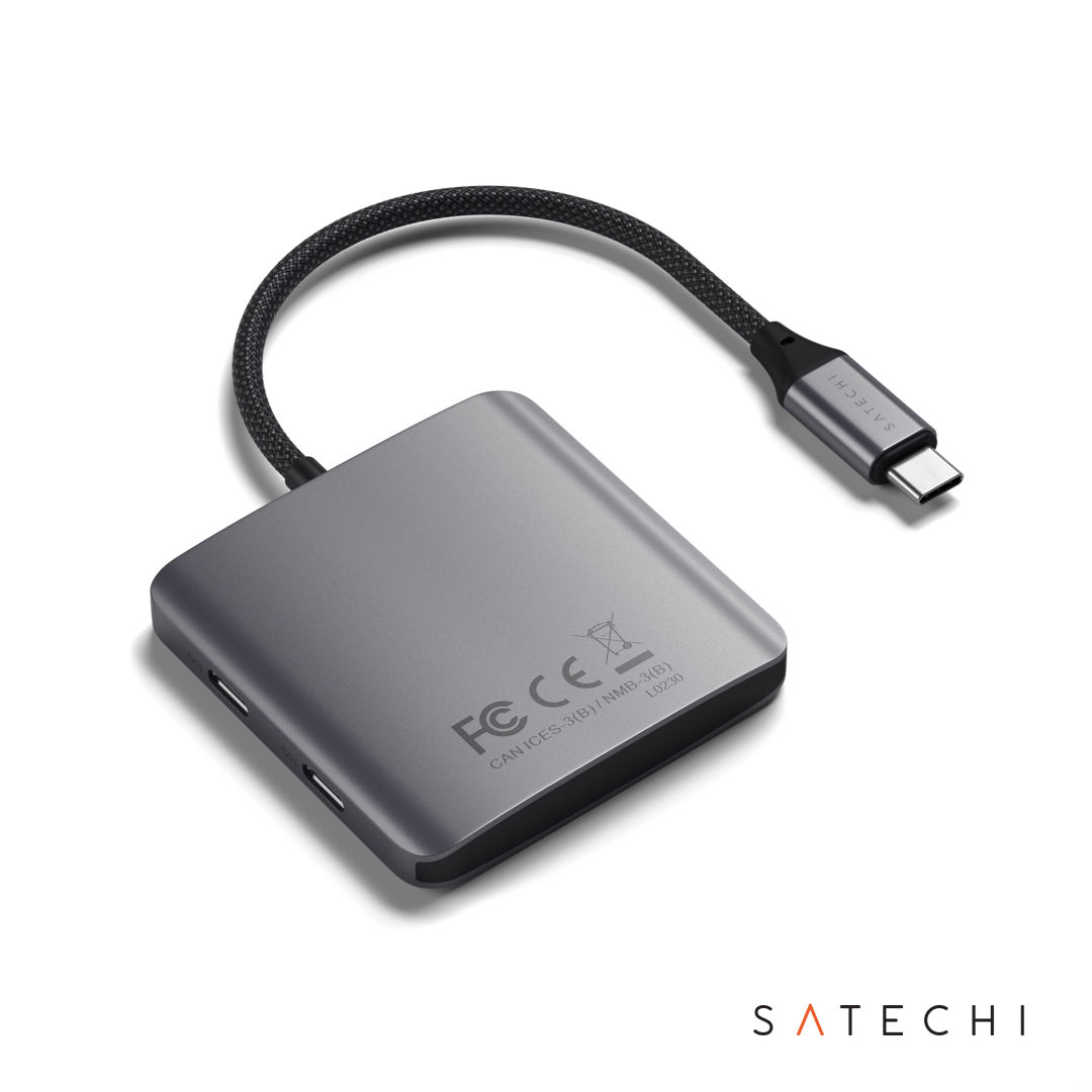 SATECHI® 4-Port USB-C Hub w/PD 1