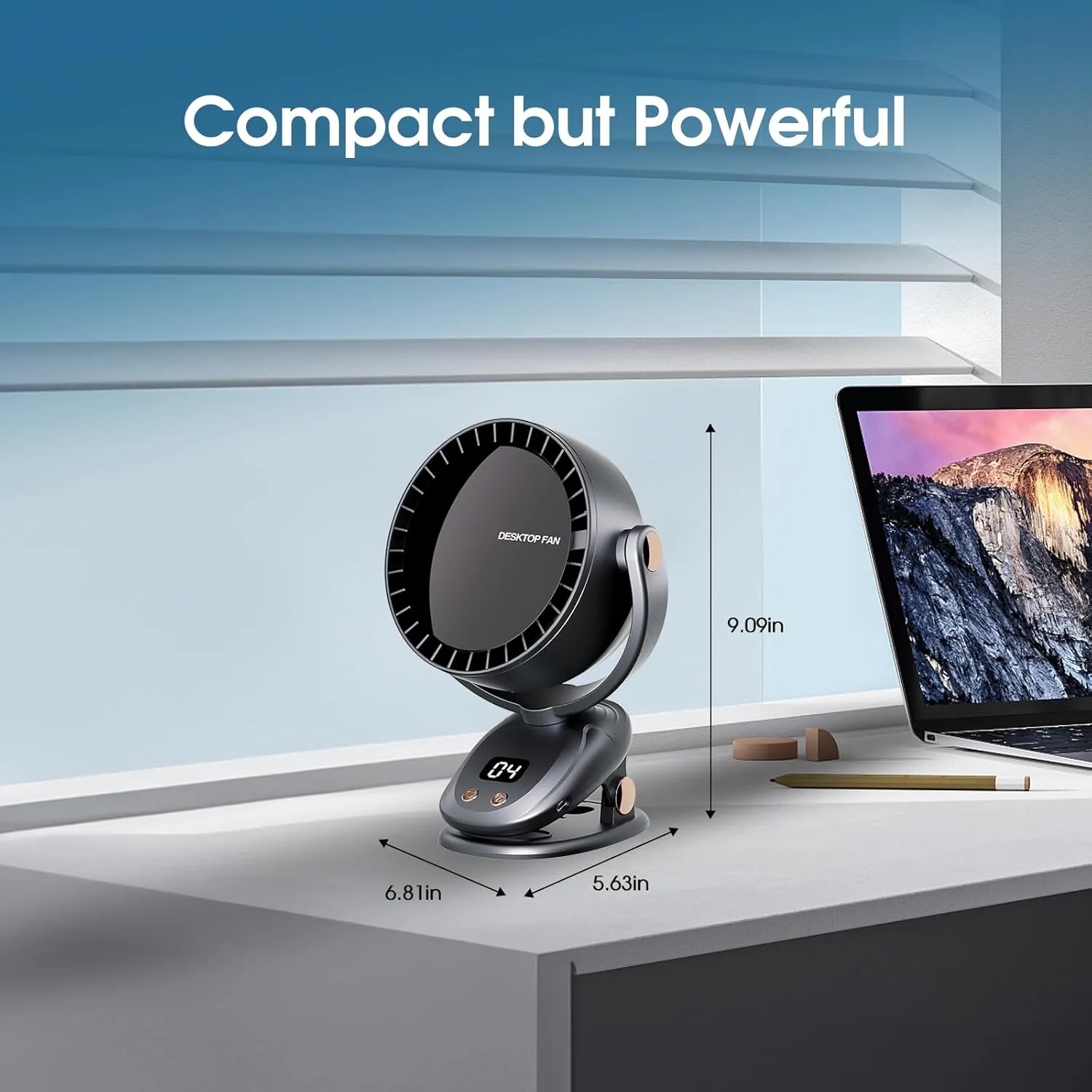 Rechargeable Clip on Fan 5