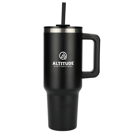 Pinnacle Recycled Travel Tumbler with Straw 40oz 179