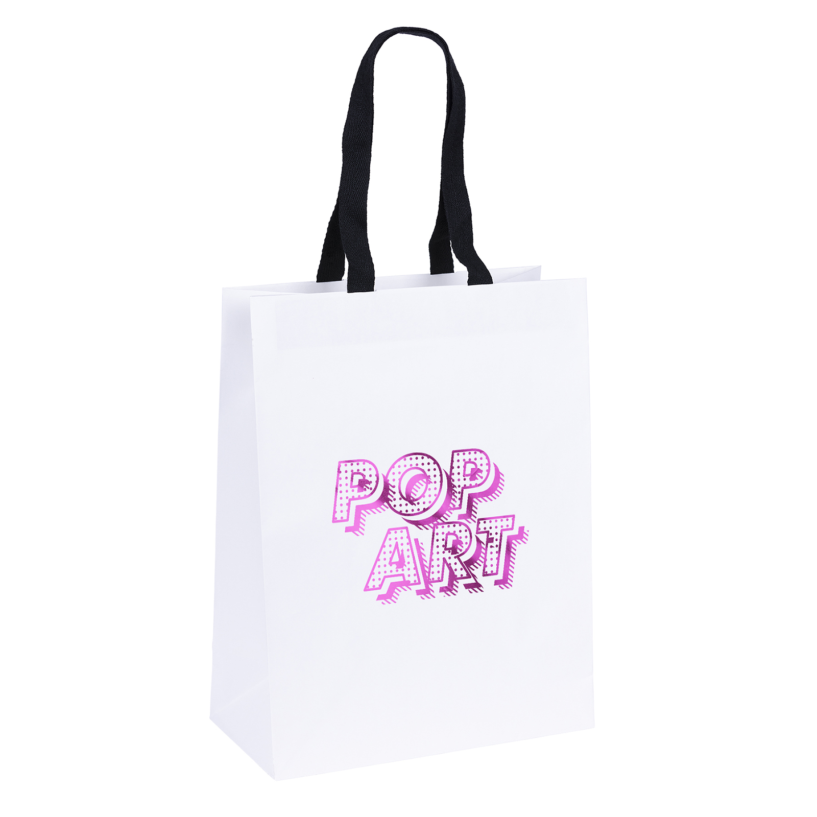 Cedar - Woven Handle White Eurototes - Foil Print 1